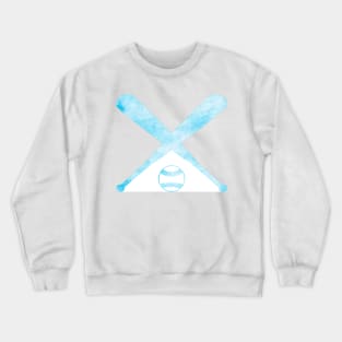 Softball Blue Crewneck Sweatshirt